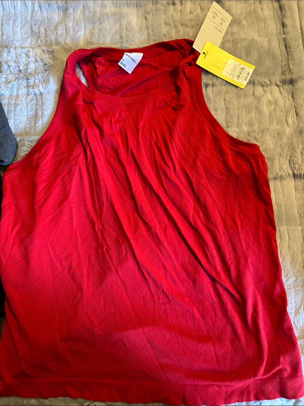 Red Sleeveless Athletic Tank🇺🇸